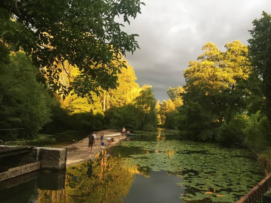 Magnifique Moulin Proche Chablis, Jacuzzi Et Riviere Villa Annay-sur-Serein Kültér fotó