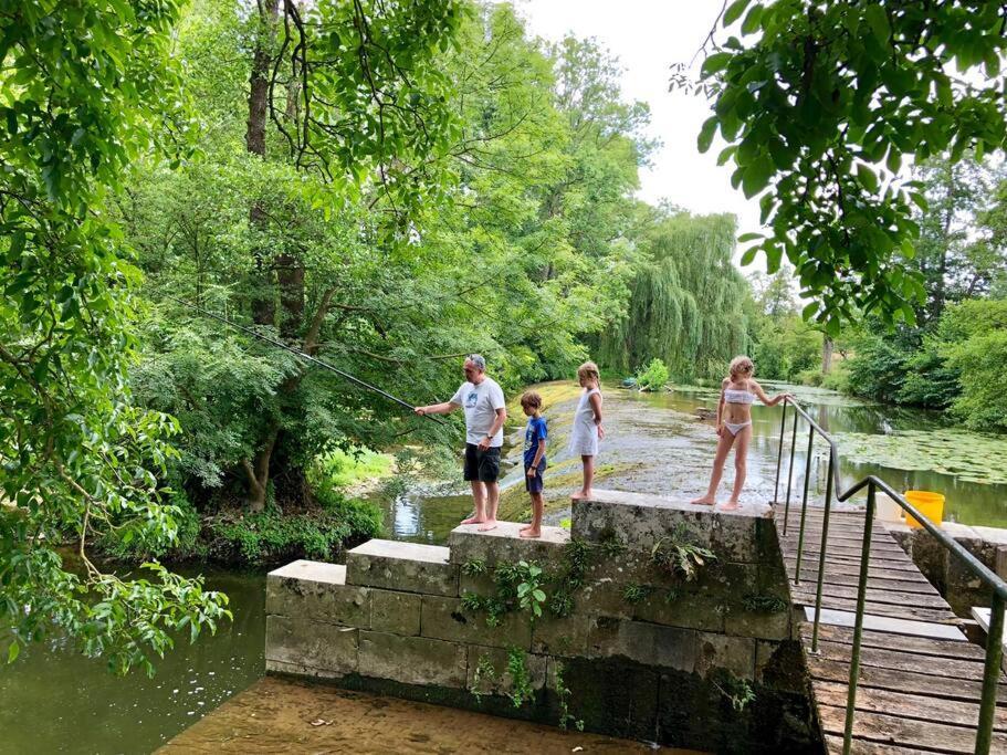 Magnifique Moulin Proche Chablis, Jacuzzi Et Riviere Villa Annay-sur-Serein Kültér fotó